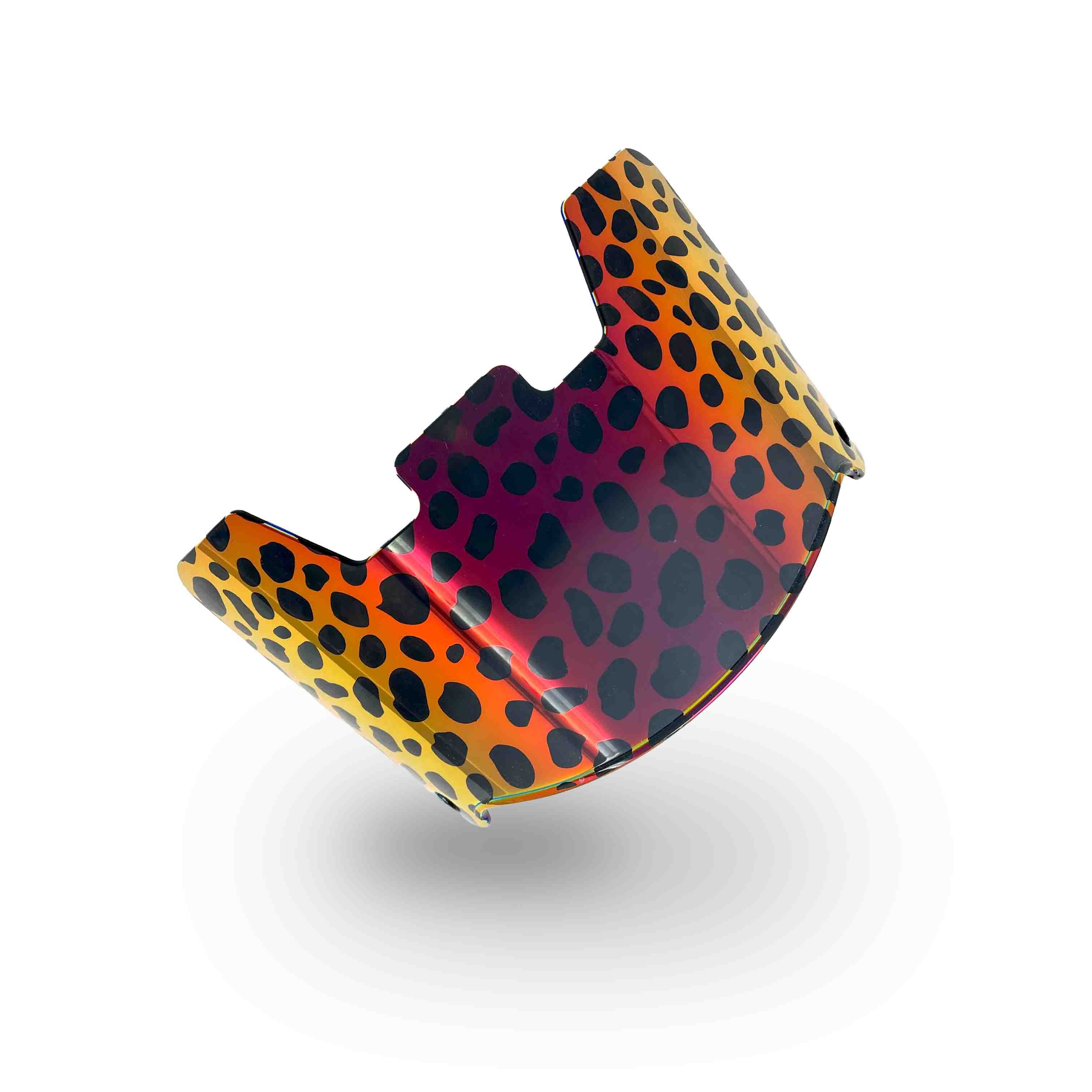 customized football helmet visors Visor Face Mask Shield Youth Boys resistant coatings Cheetah Custom Football Visor |