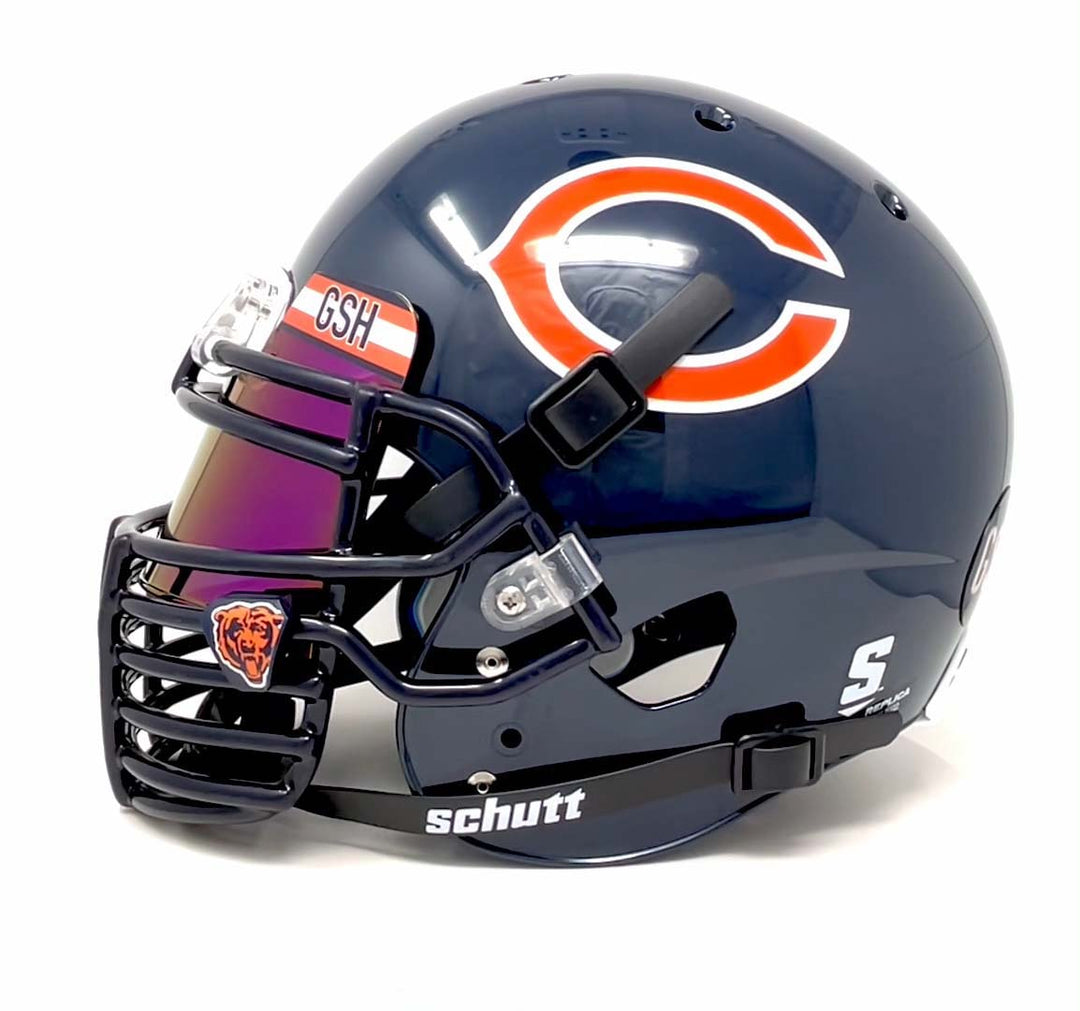 chicago bears youth football helmet Chicago Bears GSH Schutt XP Authentic Helmet