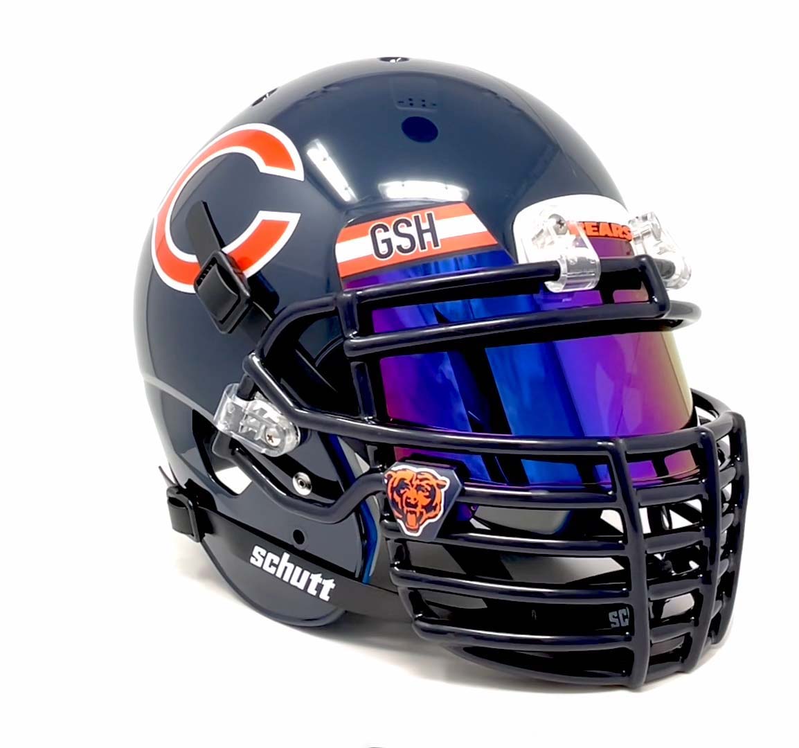 chicago bears football helmet