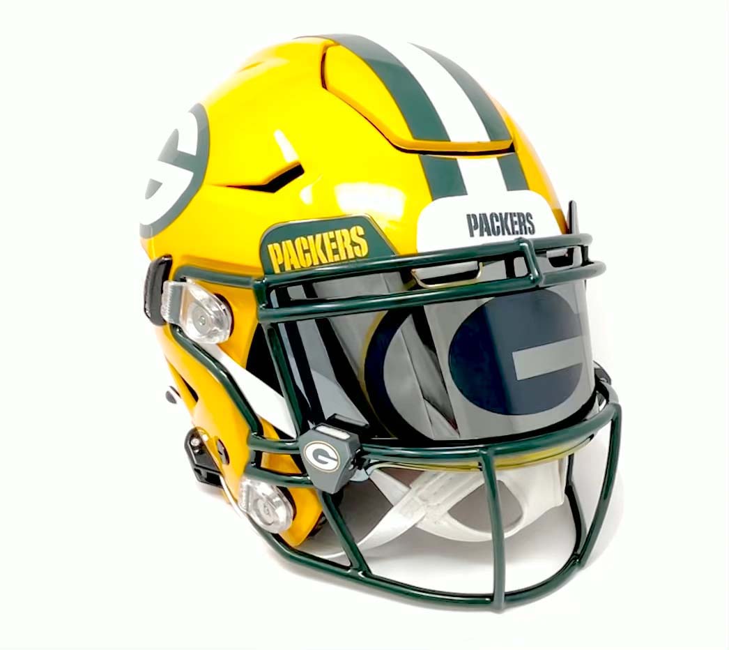 Green Bay Packers Custom Football Helmet THG Custom The Helmet Giant green-bay-packers-custom-football-helmet-thg-custom-the-helmet-giant