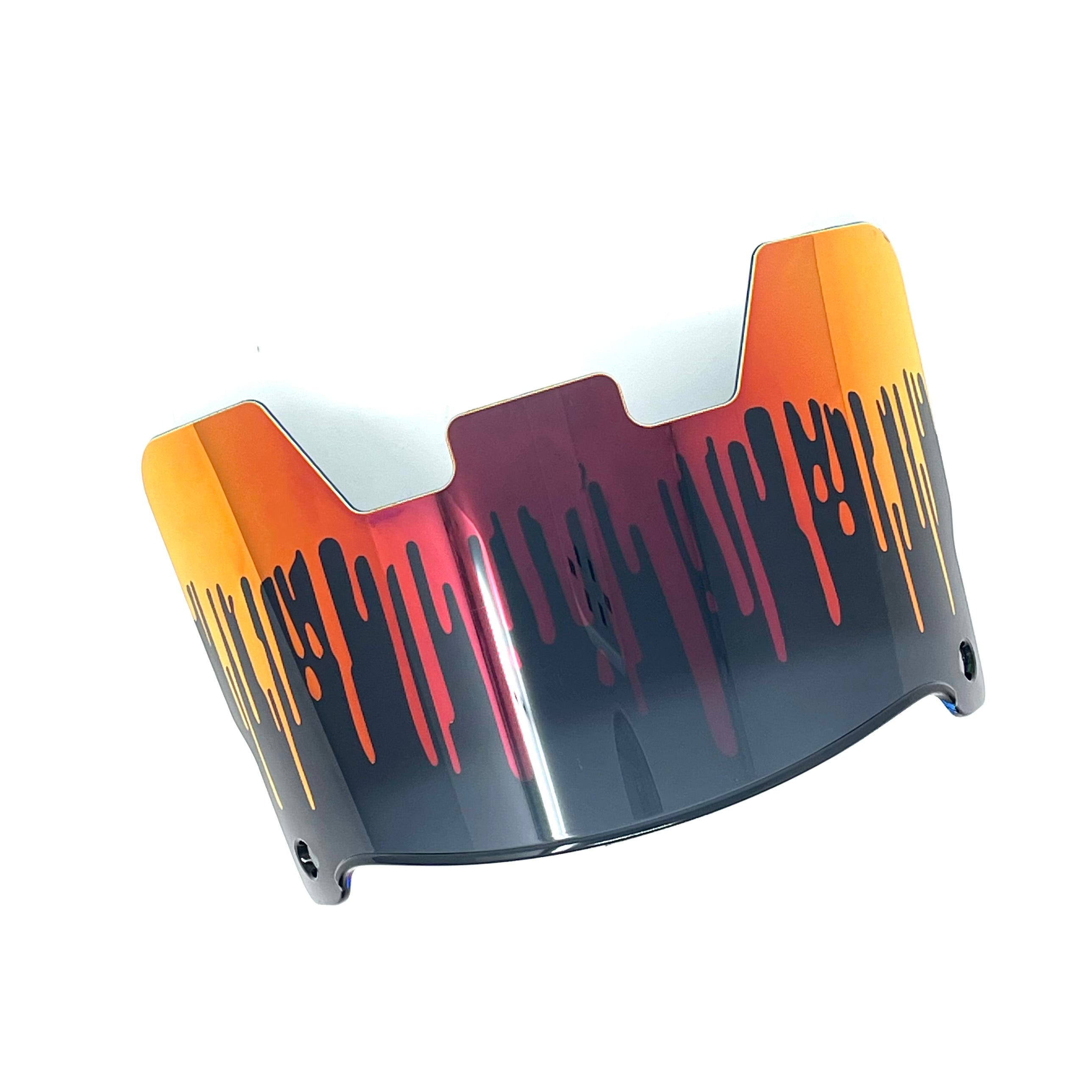 Blaze Drip Football Visor EOS OV1 – The Helmet Giant