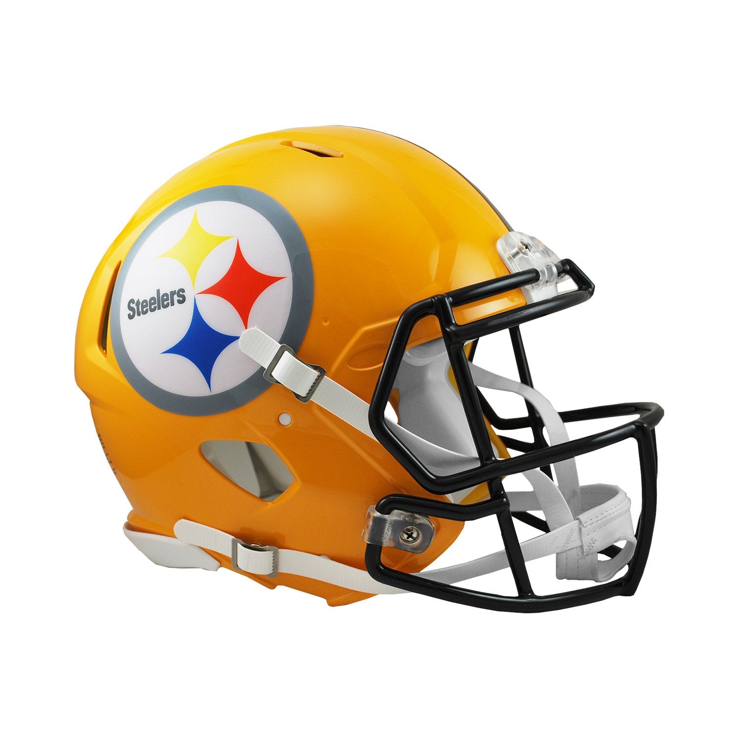 football gold helmet Pittsburgh Steelers Authentic Speed Gold 2007